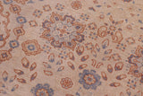 handmade Geometric Kafkaz Chobi Ziegler Ivory Pink Hand Knotted RECTANGLE 100% WOOL area rug 9 x 12