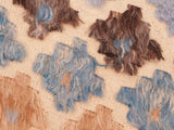 handmade Modern Moroccan Hi Beige Blue Hand Knotted RECTANGLE 100% WOOL area rug 6x9