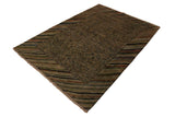 A10607, 4 7"x 6 4",Over Dyed                     ,4x6,Grey,RUST,Hand-knotted                  ,Pakistan   ,100% Wool  ,Rectangle  ,652671193354