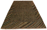 A10607, 4 7"x 6 4",Over Dyed                     ,4x6,Grey,RUST,Hand-knotted                  ,Pakistan   ,100% Wool  ,Rectangle  ,652671193354