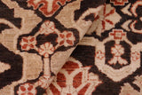 handmade Traditional Kafkaz Chobi Ziegler Black Rust Hand Knotted RECTANGLE 100% WOOL area rug 5 x 6