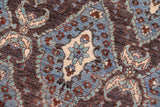 handmade Transitional Kafkaz Chobi Ziegler Drk. Gray Blue Hand Knotted RECTANGLE 100% WOOL area rug 6 x 9