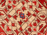 handmade Geometric Mamluk Red Blue Hand Knotted RECTANGLE 100% WOOL area rug 10x14