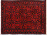 Rustic Biljik Khal Mohammadi Ashlyn Wool Rug - 4'2'' x 6'4''