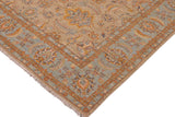 handmade Traditional Kafkaz Chobi Ziegler Gray Blue Hand Knotted RECTANGLE 100% WOOL area rug 10 x 14