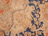 handmade Vintage Vintage Orange Blue Hand Knotted RECTANGLE 100% WOOL area rug 10x13