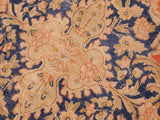 handmade Vintage Vintage Orange Blue Hand Knotted RECTANGLE 100% WOOL area rug 10x13