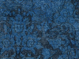 handmade Vintage Blue Black Hand Knotted RECTANGLE 100% WOOL area rug 10x13