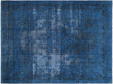 Vintage Naila Blue/Green Wool Rug - 9'10'' x 13'4''