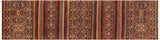 Bohemian Khurgeen Sophia Red/Gold Wool Runner - 2'7'' x 9'4''