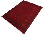 handmade Tribal Biljik Khal Muhammadi Red Blue Hand Knotted RECTANGLE 100% WOOL area rug 10x13