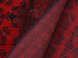 handmade Tribal Biljik Khal Muhammadi Red Blue Hand Knotted RECTANGLE 100% WOOL area rug 10x13