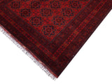 handmade Tribal Biljik Khal Muhammadi Red Blue Hand Knotted RECTANGLE 100% WOOL area rug 6x8