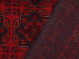 handmade Tribal Biljik Khal Muhammadi Red Blue Hand Knotted RECTANGLE 100% WOOL area rug 6x8