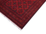 handmade Tribal Biljik Khal Muhammadi Red Blue Hand Knotted RECTANGLE 100% WOOL area rug 6x8