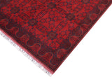 handmade Tribal Biljik Khal Muhammadi Red Blue Hand Knotted RECTANGLE 100% WOOL area rug 6x8