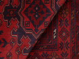 handmade Tribal Biljik Khal Muhammadi Red Blue Hand Knotted RECTANGLE 100% WOOL area rug 5x7