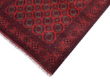 handmade Tribal Biljik Khal Muhammadi Red Blue Hand Knotted RECTANGLE 100% WOOL area rug 5x7