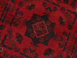 handmade Tribal Biljik Khal Muhammadi Red Blue Hand Knotted RECTANGLE 100% WOOL area rug 5x6
