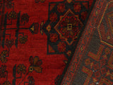 handmade Tribal Biljik Khal Muhammadi Red Blue Hand Knotted RUNNER 100% WOOL Runner 3x13