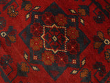 handmade Tribal Biljik Khal Muhammadi Red Blue Hand Knotted RUNNER 100% WOOL Runner 3x9