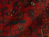 handmade Tribal Biljik Khal Muhammadi Red Blue Hand Knotted RUNNER 100% WOOL Runner 3x9