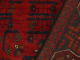 handmade Tribal Biljik Khal Muhammadi Red Blue Hand Knotted RUNNER 100% WOOL Runner 3x9