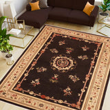 handmade Geometric Kafkaz Chobi Ziegler Brown Beige Hand Knotted RECTANGLE 100% WOOL area rug 10 x 14