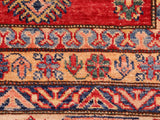 handmade Geometric Super Kazak Red Beige Hand Knotted RECTANGLE 100% WOOL area rug 8x10