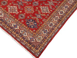 handmade Geometric Super Kazak Red Beige Hand Knotted RECTANGLE 100% WOOL area rug 8x10