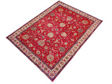 handmade Medallion, Traditional Tabriz Red Beige Hand Knotted RECTANGLE 100% WOOL area rug 10x13