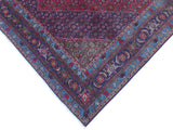 handmade Medallion, Traditional Tabriz Red Blue Hand Knotted RECTANGLE 100% WOOL area rug 10x13