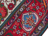 handmade Medallion, Traditional Tabriz Red Blue Hand Knotted RECTANGLE 100% WOOL area rug 10x13