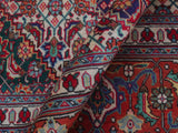 handmade Medallion, Traditional Tabriz Mahi Purple Rust Hand Knotted RECTANGLE 100% WOOL area rug 10x13