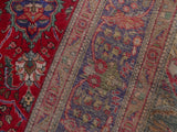 handmade Medallion, Traditional Bakhtiari Red Purple Hand Knotted RECTANGLE 100% WOOL area rug 9x11