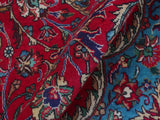 handmade Medallion, Traditional Kashan Red Purple Hand Knotted RECTANGLE 100% WOOL area rug 10x13