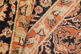 handmade Geometric Kafkaz Chobi Ziegler Rust Blue Hand Knotted RECTANGLE 100% WOOL area rug 8 x 10