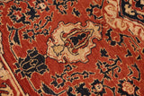 handmade Geometric Kafkaz Chobi Ziegler Rust Blue Hand Knotted RECTANGLE 100% WOOL area rug 8 x 9
