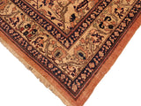 handmade Traditional Antique Rust Blue Hand Knotted RECTANGLE 100% WOOL area rug 8x10
