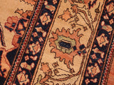 handmade Traditional Antique Rust Blue Hand Knotted RECTANGLE 100% WOOL area rug 8x10