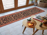 handmade Traditional Joshagan Black Pink Hand Knotted RUNNER 100% WOOL area rug 2x14