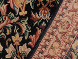 handmade Traditional Joshagan Black Pink Hand Knotted RUNNER 100% WOOL area rug 2x14