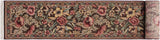 Gulzar Pak Persian Margot Brown/Pink Wool Runner - 2'5'' x 12'9''