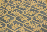 handmade Transitional Kafkaz Chobi Ziegler Lt. Blue Tan Hand Knotted RECTANGLE 100% WOOL area rug 4 x 6