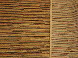 Bohemian Gabbeh Birdie Beige/Rust Wool Rug - 4'2'' x 5'9''