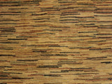 Shabby Chic Gabbeh Maurine Beige/Black Wool Rug - 3'9'' x 5'9''
