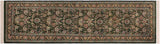 handmade Traditional William Green Gray Hand Knotted RUNNER 100% WOOL area rug 3x8