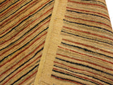 Boho Chic Gabbeh Jovita Beige/Rust Wool Rug - 3'0'' x 4'9''