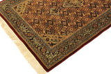 handmade Geometric Bidjar Red Blue Hand Knotted RECTANGLE 100% WOOL area rug 4 x 6