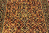 handmade Geometric Bidjar Red Blue Hand Knotted RECTANGLE 100% WOOL area rug 4 x 6